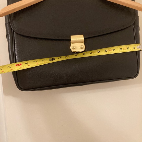 New Jack Georges Briefcase genuine Leather locking. Black. NWOT. Unisex. - Picture 16 of 16